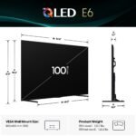 Hisense 100" E6 Series QLED 4K Smart Fire TV, 144Hz, 100E6QF - Image 3
