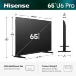 Hisense 65" U6 Pro Mini-LED ULED 4K Smart Fire TV, 144Hz, 65U6SF Pro - Image 3