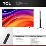 TCL 75-Inch F7D Series QLED 4K UHD HDR Smart Fire TV, 75F7D (2026) - Image 3