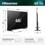 Hisense 65" E6SR Hi-QLED 4K Smart Roku TV, Dolby Vision, 65E6SR - Image 3