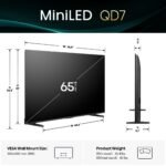 Hisense 65" QD7 Series Mini-LED QLED 4K Smart Fire TV, 65QD7QF - Image 3