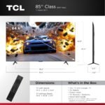 TCL 85 Inch T7 Series 4K 144Hz QLED Smart Google TV, 85T7 (Latest Model) - Image 3