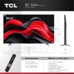 TCL 85" Q65 QLED 4K Google Smart TV, Dolby Vision & Atmos, 85Q651G - Image 2