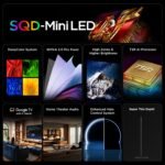 TCL 75" QM8L SQD-Mini-LED QLED 4K Google Smart TV, 144Hz, 75QM8L - Image 3