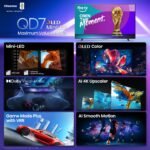 Hisense 65" QD7 Series Mini-LED QLED 4K Smart Fire TV, 65QD7QF - Image 4