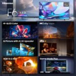 Hisense 75" E6SR Hi-QLED 4K Smart Roku TV, Dolby Vision, 75E6SR - Image 4